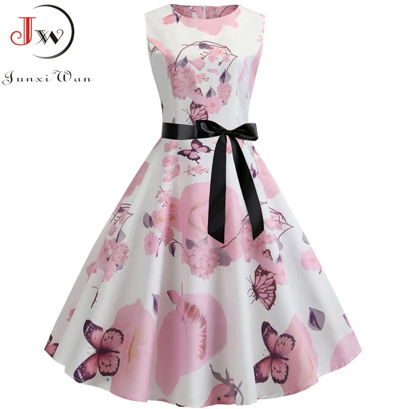 Pink Print Summer Women Vintage Dress Casual Elegant 50s 60s Retro Swing Floral Dress A-Line Party Office Midi Dress Plus Size
Pink Print Summer Women Vintage Dress Casual Elegant 50s 60s Retro Swing Floral Dress A-Line Party Office Midi Dress Plus Size