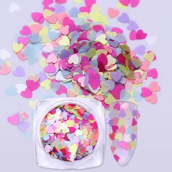 Matte Pearl Heart Shape Nail Sequins 3mm Mixed Color Glitter Flakes Paillette Paillettes DIY Nail Decoration UV Gel Polish
Matte Pearl Heart Shape Nail Sequins 3mm Mixed Color Glitter Flakes Paillette Paillettes DIY Nail Decoration UV Gel Polish