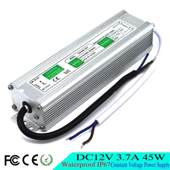 Waterproof IP67 power supply Switching 12vdc 3.7a 45w LED Power Adapter Driver Transformer 100-240v ac-dc 12v SMPS
Waterproof IP67 power supply Switching 12vdc 3.7a 45w LED Power Adapter Driver Transformer 100-240v ac-dc 12v SMPS