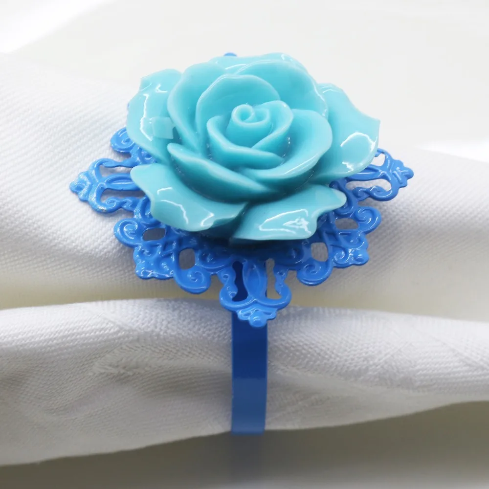 NEW Sea blue Theme 6pcs/10pcs 45mm*50mm Rose Napkin Ring style Serviette Holder for Wedding Party Dinner Table Decoration
NEW Sea blue Theme 6pcs/10pcs 45mm*50mm Rose Napkin Ring style Serviette Holder for Wedding Party Dinner Table Decoration
