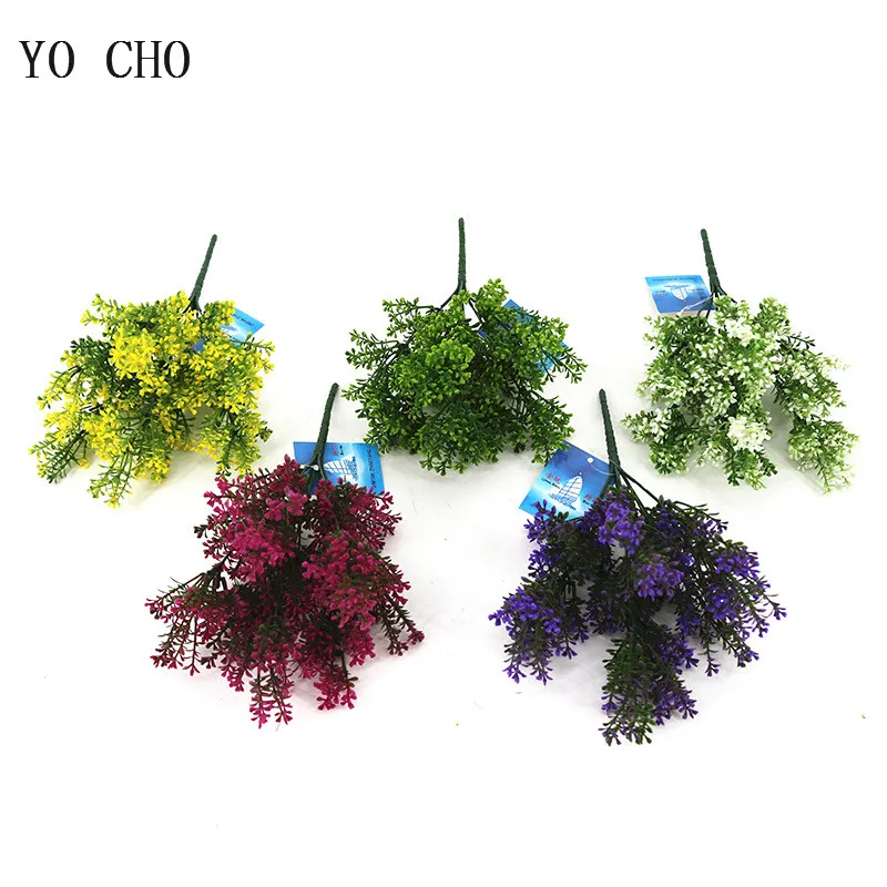 YO CHO Artificial Flowers Plastic Fern Succulents Grass Plants for Home Garden Outdoor Decoration High Quality Flores Artificial
YO CHO Artificial Flowers Plastic Fern Succulents Grass Plants for Home Garden Outdoor Decoration High Quality Flores Artificial