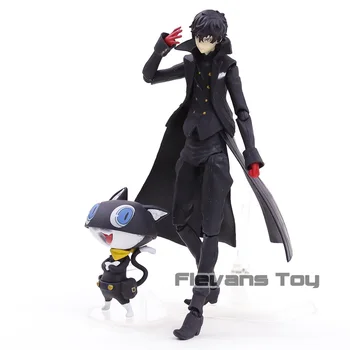 

Persona 5 Figma #363 Amamiya Ren Joker with Morugana Mona PVC Action Figure Toy Collection Movable Model Figurine