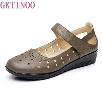 Summer Fashion Shoes Genuine Leather Ladies Sandals Women Cow Leather Hollow Wedges Woman Sandals Plus Size
Summer Fashion Shoes Genuine Leather Ladies Sandals Women Cow Leather Hollow Wedges Woman Sandals Plus Size