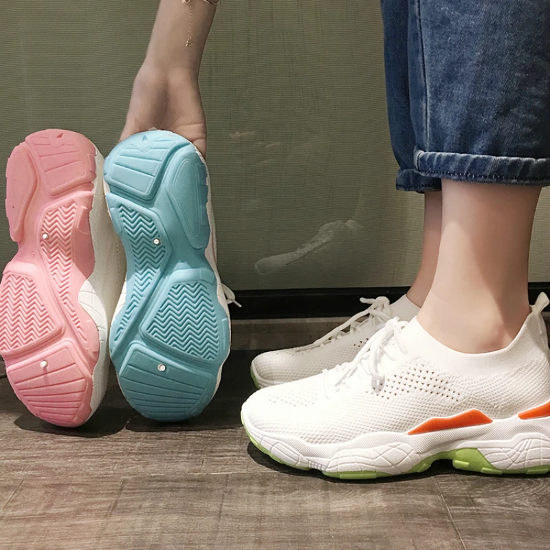 GYP Women's sneakers ins recommended Summer color matching mesh breathable lacing flat running shoes thick bottom dad shoesMM-80
GYP Women's sneakers ins recommended Summer color matching mesh breathable lacing flat running shoes thick bottom dad shoesMM-80
