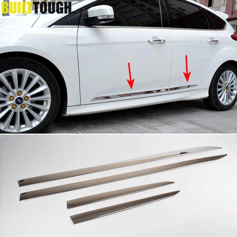 For Ford Focus 3 Mk3 2012 2013 2014 2015 2016 2017 2018 Chrome Door Side Line Body Molding Trim Cover Garnish Accent Strip 4pcs
For Ford Focus 3 Mk3 2012 2013 2014 2015 2016 2017 2018 Chrome Door Side Line Body Molding Trim Cover Garnish Accent Strip 4pcs