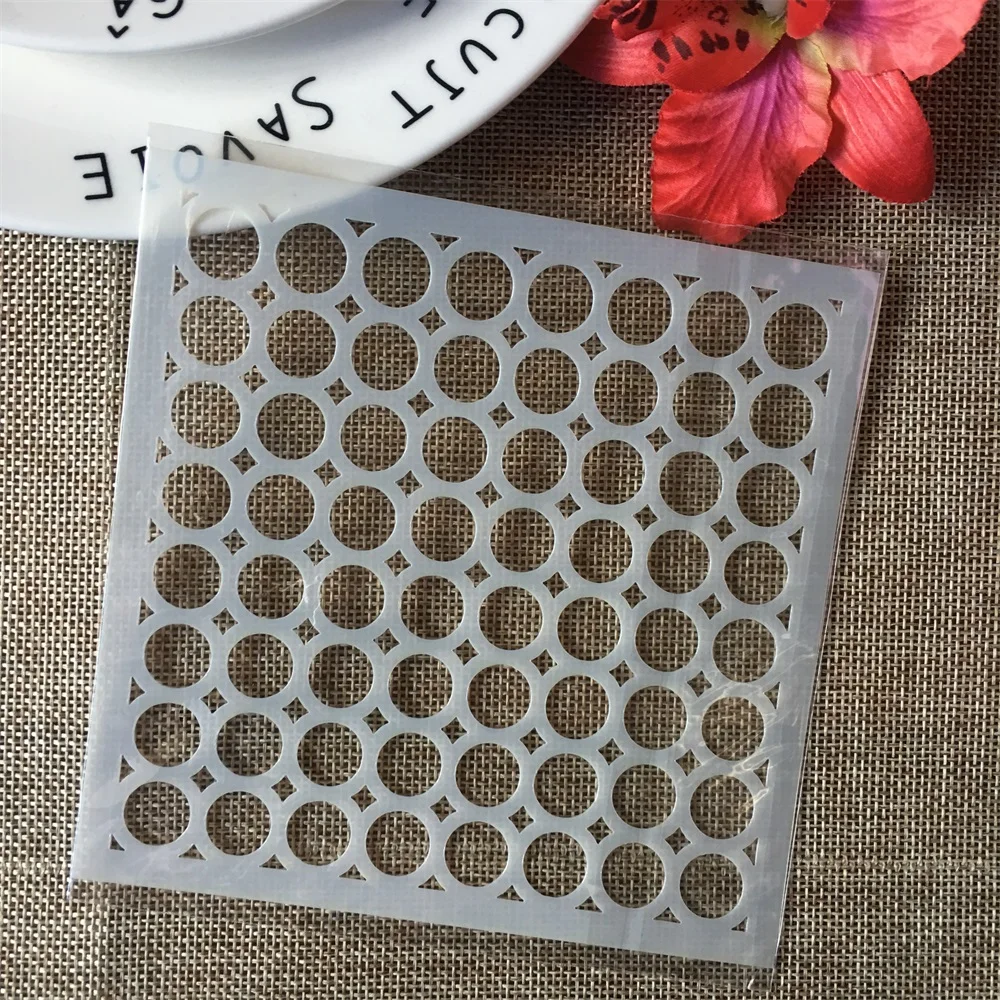 5" Dot Round Matrix DIY Layering Stencils Wall Painting Scrapbook Coloring Embossing Album Decorative Paper Card Template
5" Dot Round Matrix DIY Layering Stencils Wall Painting Scrapbook Coloring Embossing Album Decorative Paper Card Template