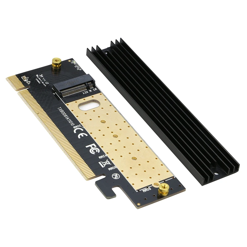 NVMe PCI-e Adapter PCIe 16x to M.2 NVMe SSD Card for 2230 2242 2260 2280 M.2 M Key SSD with Heatsink
NVMe PCI-e Adapter PCIe 16x to M.2 NVMe SSD Card for 2230 2242 2260 2280 M.2 M Key SSD with Heatsink