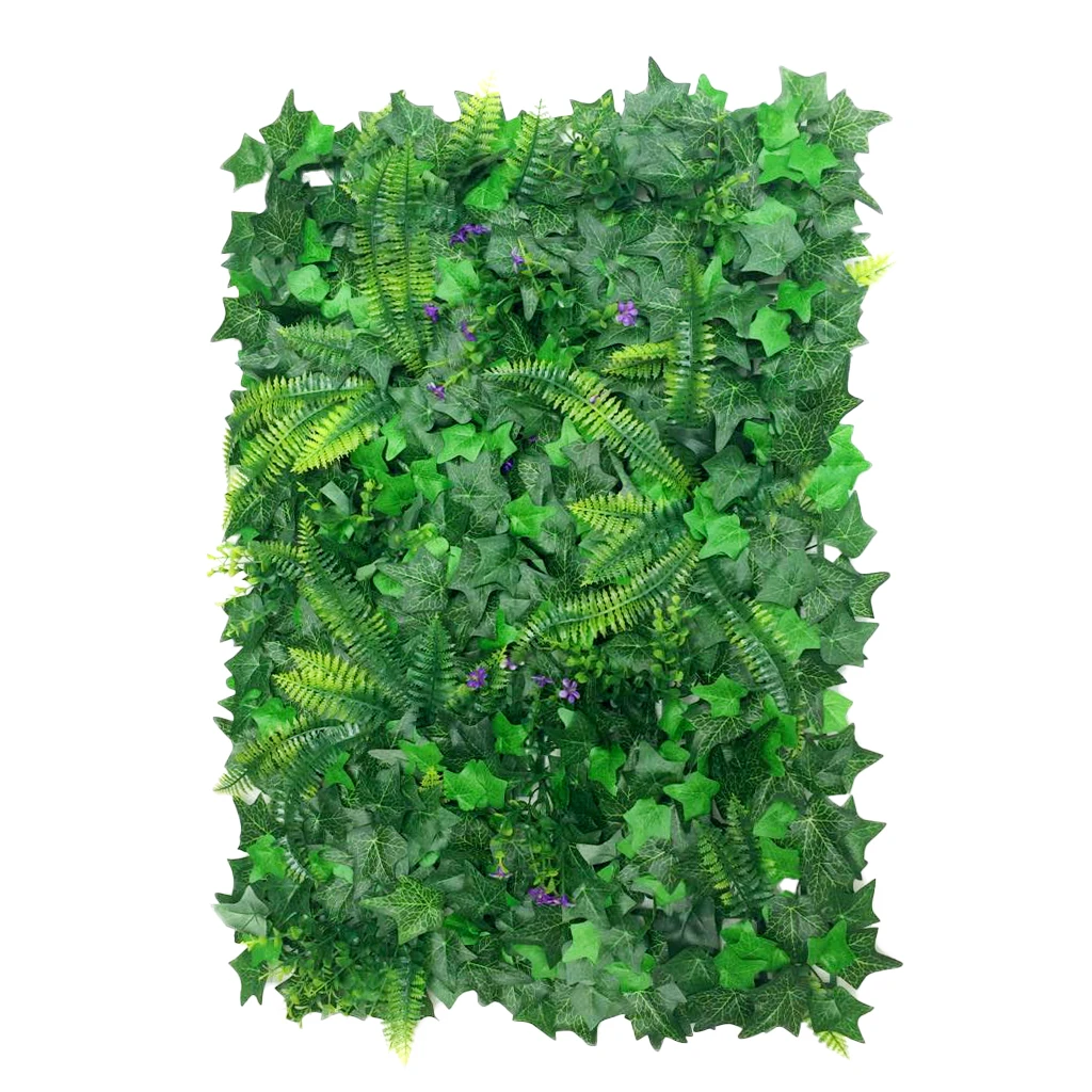 40*60cm Artificial Plants Wall Fake Lawn Faux Creepers Leaf Grass w/ Blossom Mini Fairy Garden Ornament Fake Moss Home Decor
40*60cm Artificial Plants Wall Fake Lawn Faux Creepers Leaf Grass w/ Blossom Mini Fairy Garden Ornament Fake Moss Home Decor