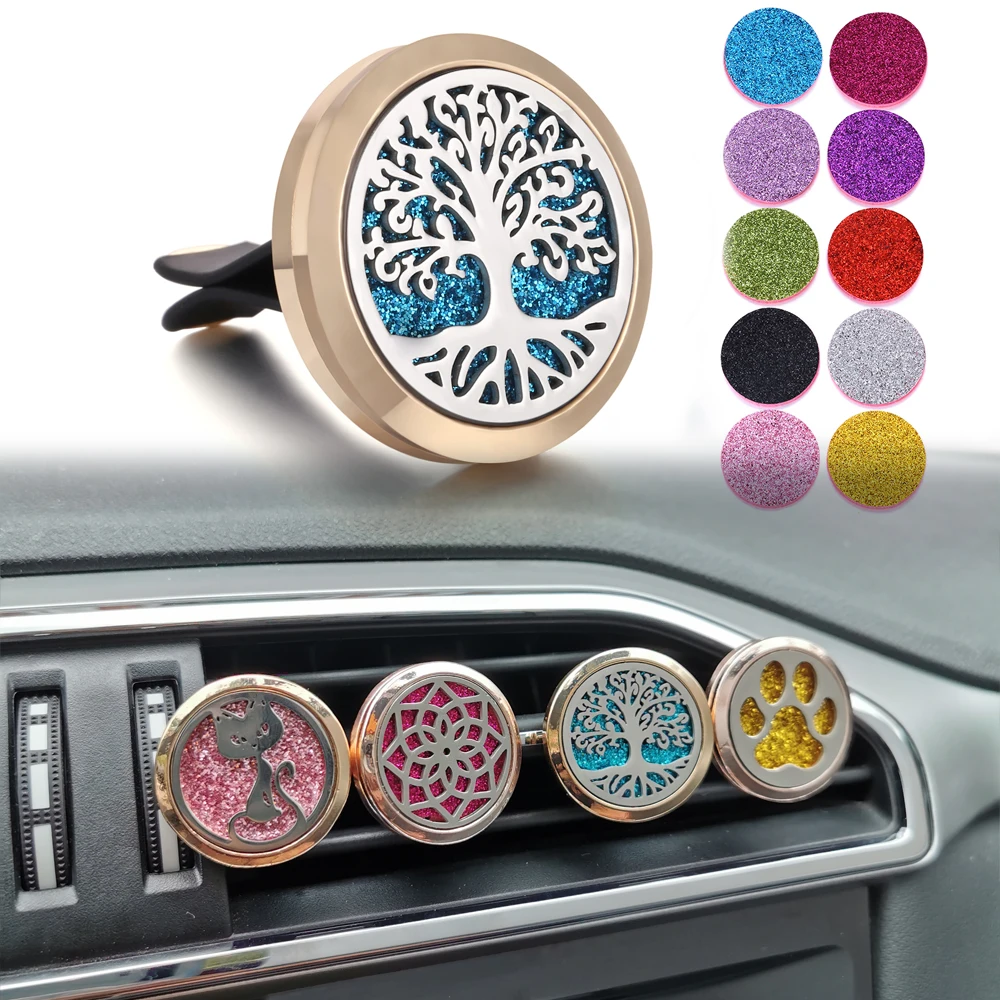 Gold Car Perfume Diffuser Necklace Clip Car Perfume Stainless Steel Tree of Life Essential Oil Diffuser Locket Pendant with Pads
Gold Car Perfume Diffuser Necklace Clip Car Perfume Stainless Steel Tree of Life Essential Oil Diffuser Locket Pendant with Pads