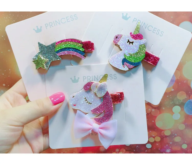 10 pcs/lot , Glitter Unicorn Hair Clips, Magical Princess Unicorn Hair Bow Clips, Glitter Rainbow Hair Clips
10 pcs/lot , Glitter Unicorn Hair Clips, Magical Princess Unicorn Hair Bow Clips, Glitter Rainbow Hair Clips