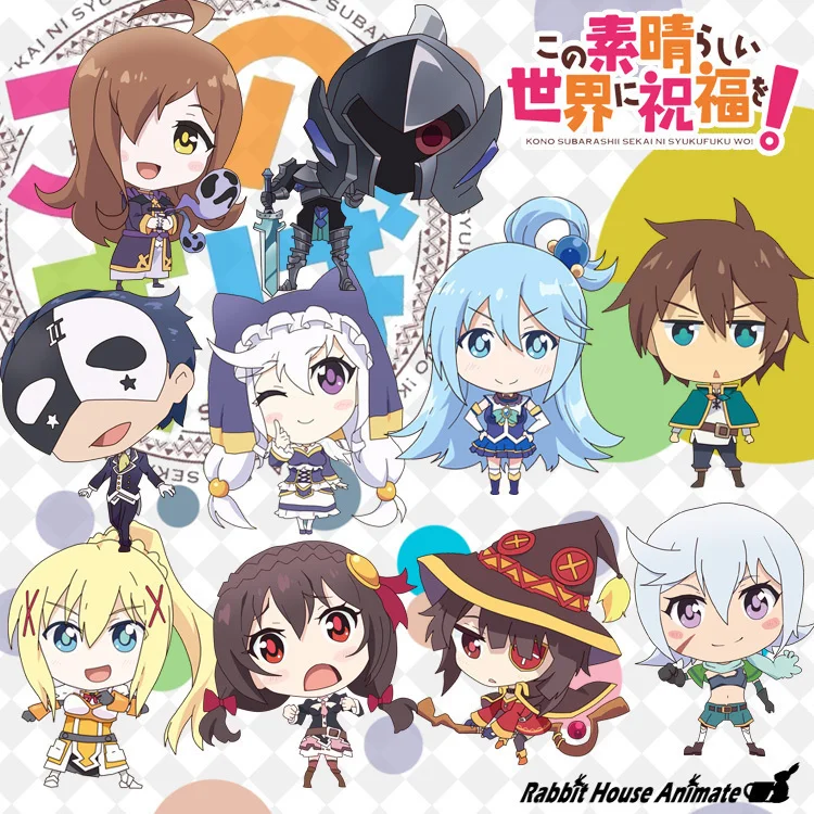 Anime KonoSuba God's Blessing on This Wonderful World! Megumin Aqua Darkness Keychain Cosplay Acrylic Figure Keyring Pendant
Anime KonoSuba God's Blessing on This Wonderful World! Megumin Aqua Darkness Keychain Cosplay Acrylic Figure Keyring Pendant
