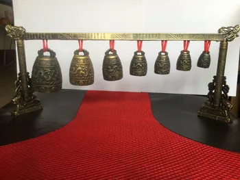 Meditation Gong with 7 Ornate Bell with Dragon Design Chinese Musical Instrument
Meditation Gong with 7 Ornate Bell with Dragon Design Chinese Musical Instrument