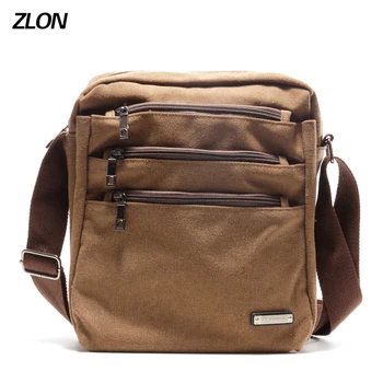 ZLON Vertiacl Style Multiple Zipper Pockets Men Canvas Bag Casual Light Travel Men's Crossbody Bag Men Messenger Bag T112
ZLON Vertiacl Style Multiple Zipper Pockets Men Canvas Bag Casual Light Travel Men's Crossbody Bag Men Messenger Bag T112