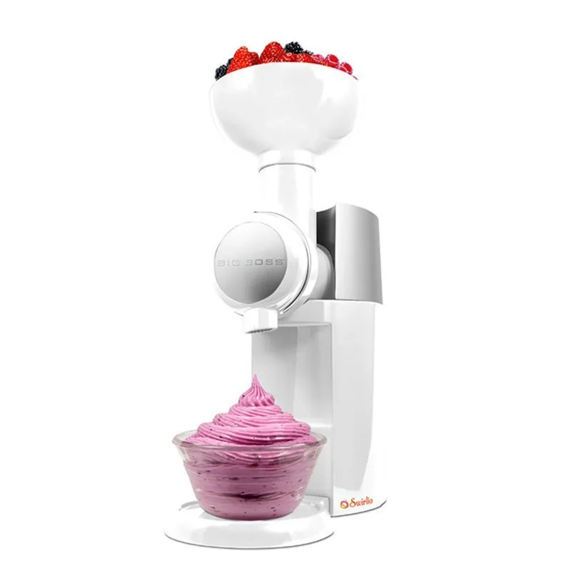 220V /110V Big Boss Swirlio Automatic Frozen Fruit Dessert Machine Fruit Ice Cream Machine Maker Milkshake Machine
220V /110V Big Boss Swirlio Automatic Frozen Fruit Dessert Machine Fruit Ice Cream Machine Maker Milkshake Machine