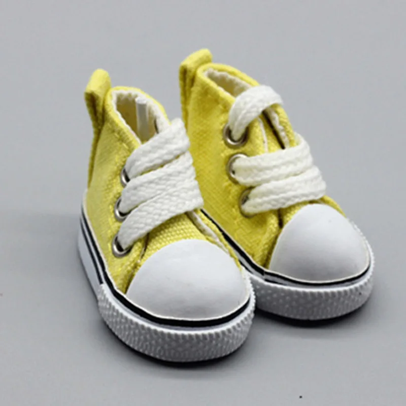 5cm Doll Accessories Sneakers Shoes for BJD dolls,Fashion Mini Canvas ShoeJB