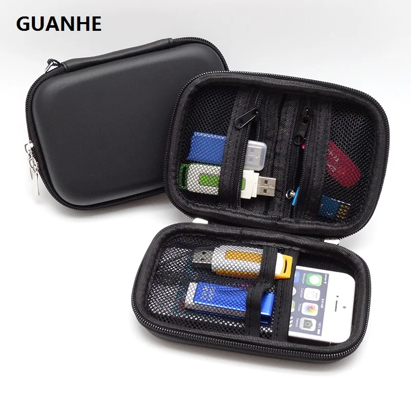 GUANHE PU Leather Hard Shell Carrying Case Bag for U Disk, SD Card, USB Flash Drives Bank USB key,iPhone 5 5S,Bank USB key
GUANHE PU Leather Hard Shell Carrying Case Bag for U Disk, SD Card, USB Flash Drives Bank USB key,iPhone 5 5S,Bank USB key
