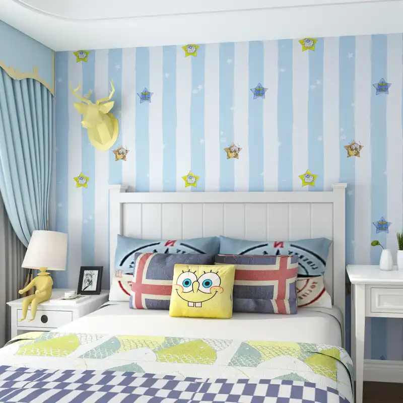 Mediterranean Strip Children Wallpapers Home Decor Cartoon