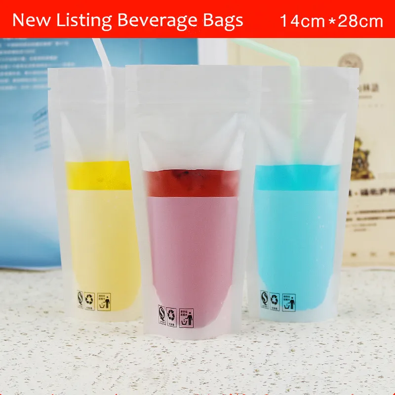 Semi Translucent ziplock Ziploc Beverage bags, tea bubble tea mocktail beverage drink bag 14cm*28cm 50PCS BEST VALUE
Semi Translucent ziplock Ziploc Beverage bags, tea bubble tea mocktail beverage drink bag 14cm*28cm 50PCS BEST VALUE