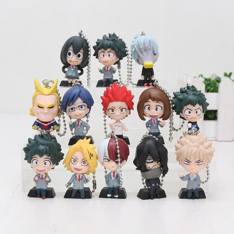 Anime My Hero Academia figure keychain keyring pendant no my hero academy model toy
Anime My Hero Academia figure keychain keyring pendant no my hero academy model toy