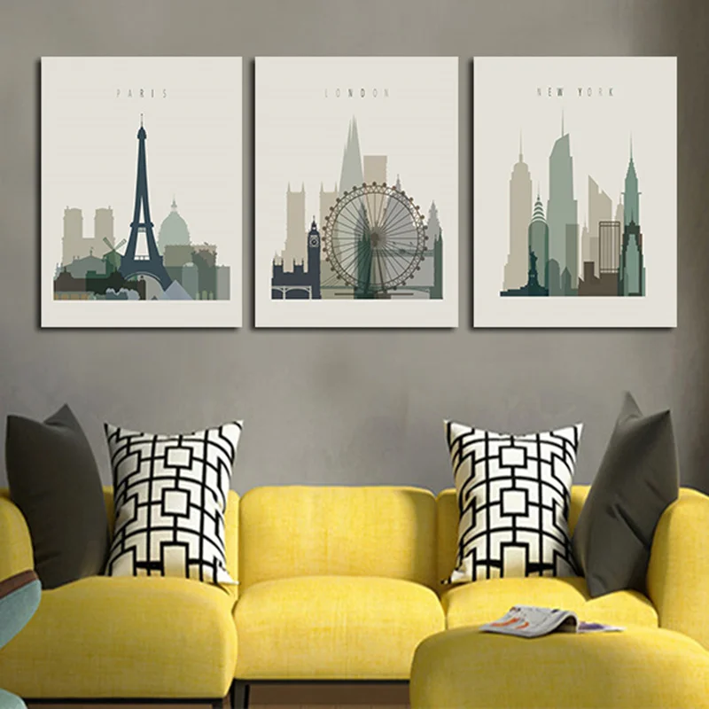 2016 Wall Painting Canvas Art Abstract Black White City 3Planes Paint Picture Home Decor For Living Room Print Posters
2016 Wall Painting Canvas Art Abstract Black White City 3Planes Paint Picture Home Decor For Living Room Print Posters