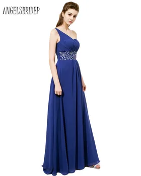 ANGELSBRIDEP Royal Blue Bridesmaid Dresses One Shoulder Beaded Waistline Vestido De Festa De Casamento Party Dress Formal Gowns
ANGELSBRIDEP Royal Blue Bridesmaid Dresses One Shoulder Beaded Waistline Vestido De Festa De Casamento Party Dress Formal Gowns