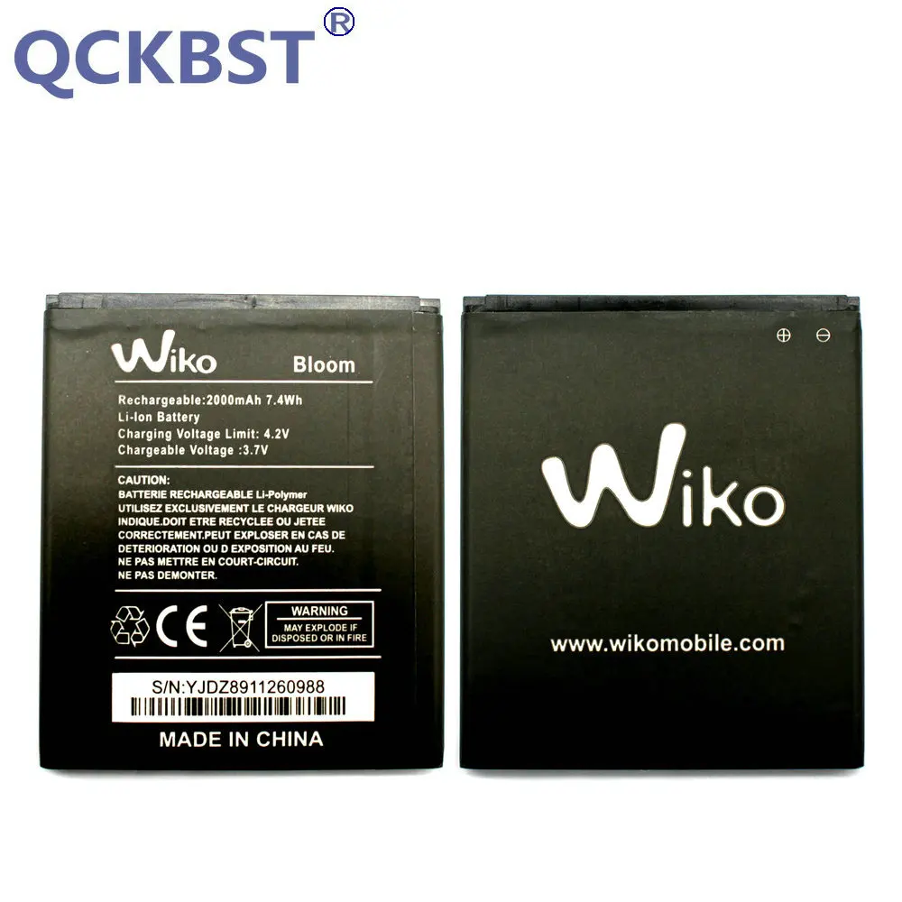 New 2000mAh Li-ion Rechargeable Phone Battery For Wiko Bloom Batterie Batterij Bateria
New 2000mAh Li-ion Rechargeable Phone Battery For Wiko Bloom Batterie Batterij Bateria