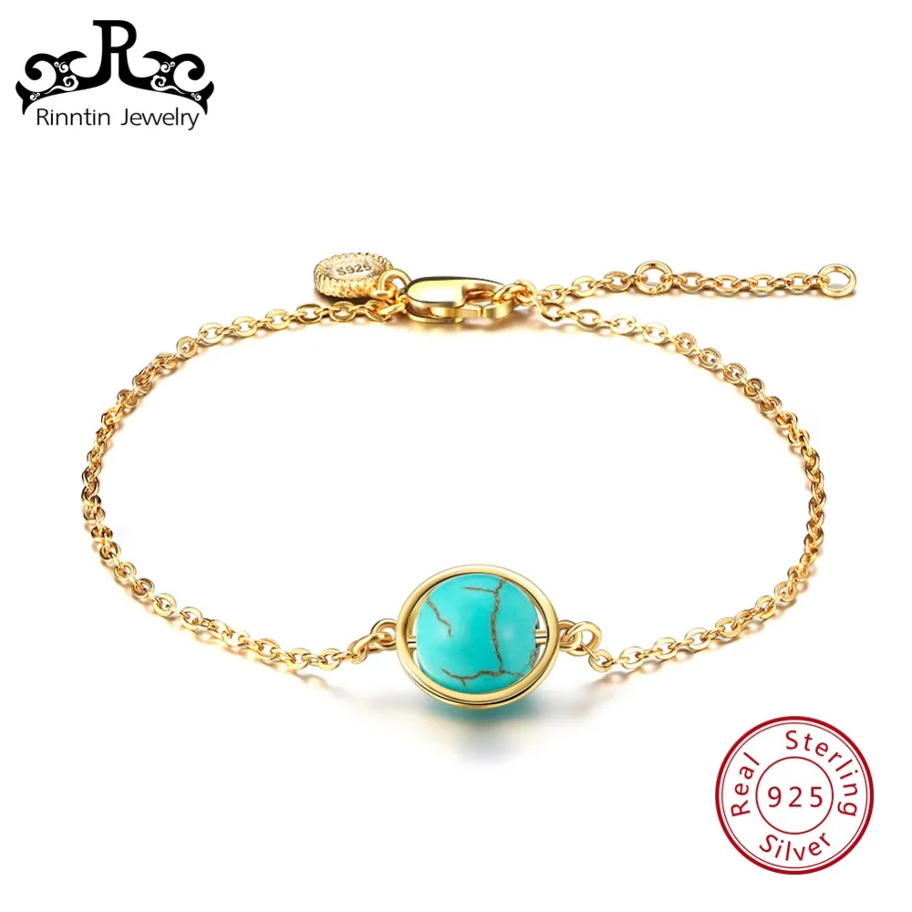 Rinntin 100% 925 Sterling Silver Women Bracelets & Bangles 4 Colors Gold-color Natural Stone Female Fine Party Jewelry TSB21
Rinntin 100% 925 Sterling Silver Women Bracelets & Bangles 4 Colors Gold-color Natural Stone Female Fine Party Jewelry TSB21