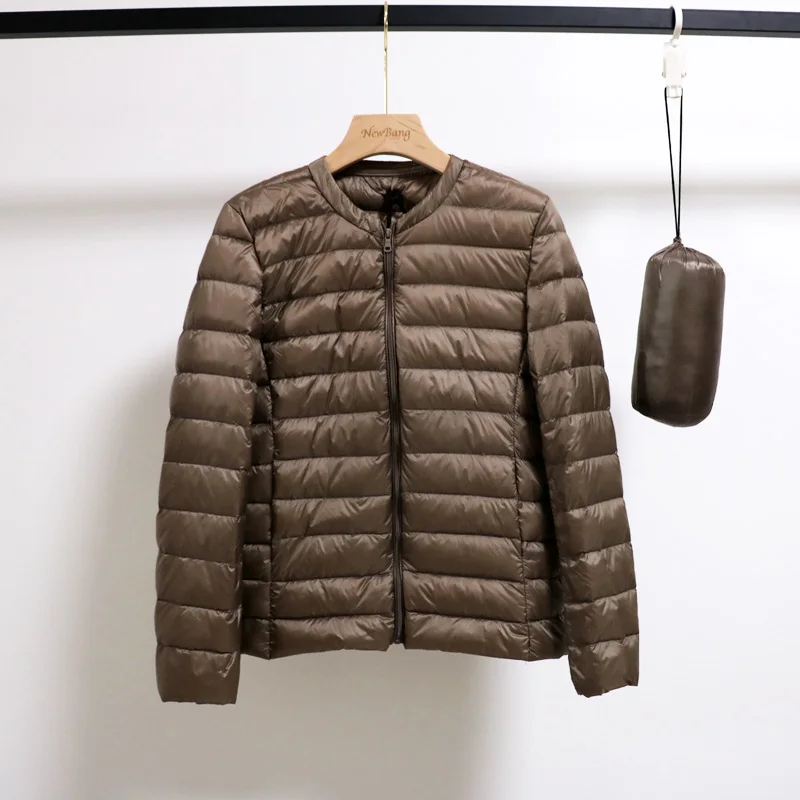 Collarless Liner Coat With Zipper Woman Ultra Light Down Jacket Feather Jacket Women Portable Slim Female Windbreaker
Collarless Liner Coat With Zipper Woman Ultra Light Down Jacket Feather Jacket Women Portable Slim Female Windbreaker