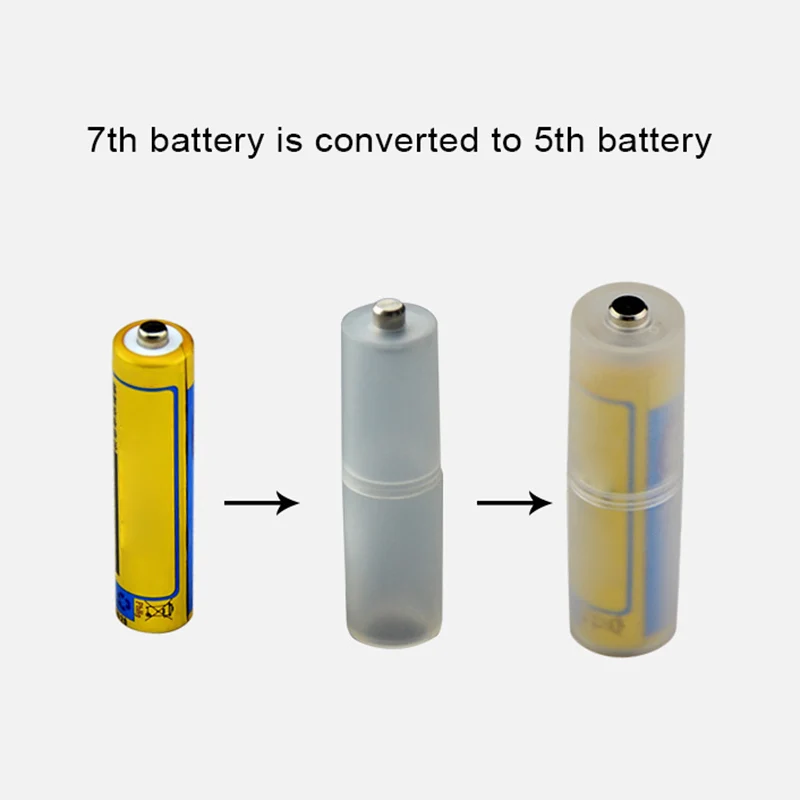4pcs AAA to AA Size Battery Converter Adapter Batteries Holder Durable Case Switcher XJ66
4pcs AAA to AA Size Battery Converter Adapter Batteries Holder Durable Case Switcher XJ66