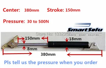 Free shipping 30 to 500N force 380mm central distance, 150 mm stroke, pneumatic Auto Gas Spring, Lift Prop Gas Spring Damper
Free shipping 30 to 500N force 380mm central distance, 150 mm stroke, pneumatic Auto Gas Spring, Lift Prop Gas Spring Damper