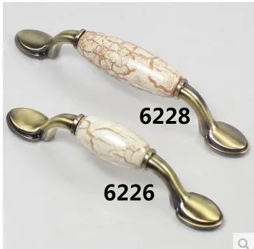 

european ceramic porcelain marble Wine ark wardrobe cabinet shoe furniture drawer cabinet handles 6226