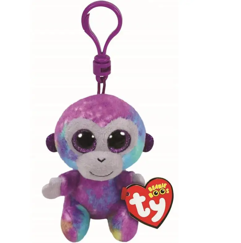 3" TY Beanie Boos Zuri The Multicoloured Monkey Clip Keychain Plush Stuffed Animal Collectible Toy Christmas Gift For Kids
3" TY Beanie Boos Zuri The Multicoloured Monkey Clip Keychain Plush Stuffed Animal Collectible Toy Christmas Gift For Kids