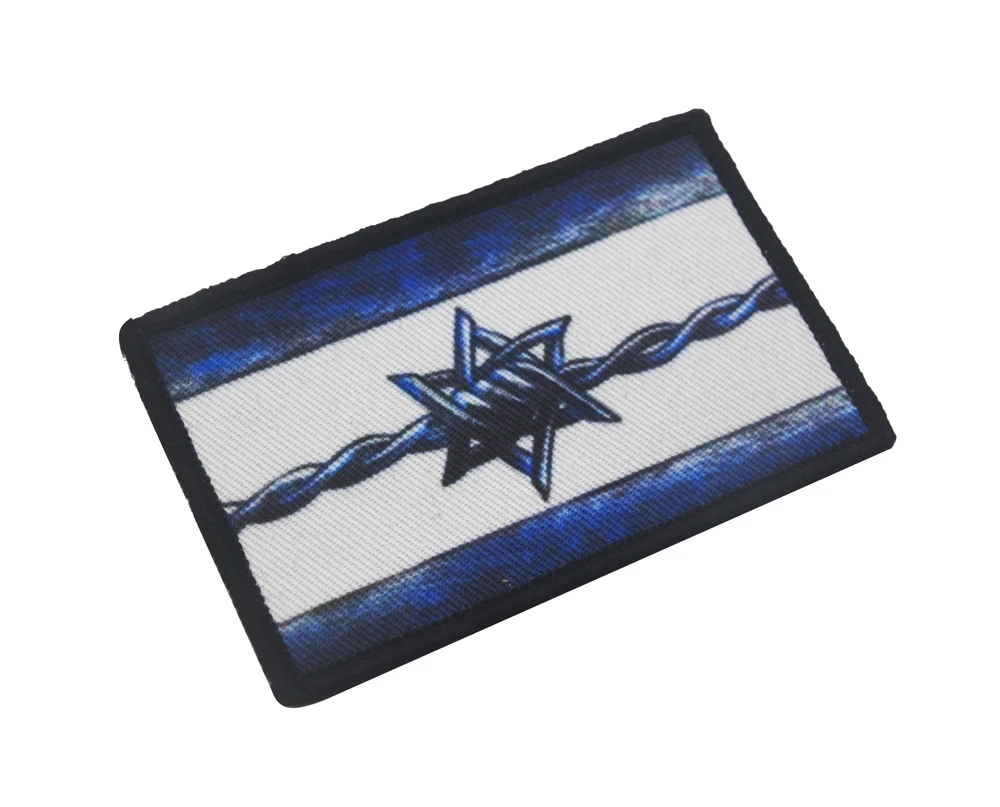 Barbed Wire Israel Flag Israeli Flag Patch Tactical Military Army Badge Flag USA Mossad Patch Badge for Backpack Jacket Vest
Barbed Wire Israel Flag Israeli Flag Patch Tactical Military Army Badge Flag USA Mossad Patch Badge for Backpack Jacket Vest