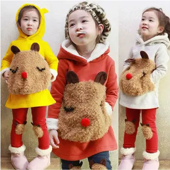 Kids Girl Cartoon Cotton Fleece Clothing Set Newborn Thick Warm Autumn Clothes Suit Hooded Jacket+Pant Children's Girl Cloth Set
Kids Girl Cartoon Cotton Fleece Clothing Set Newborn Thick Warm Autumn Clothes Suit Hooded Jacket+Pant Children's Girl Cloth Set