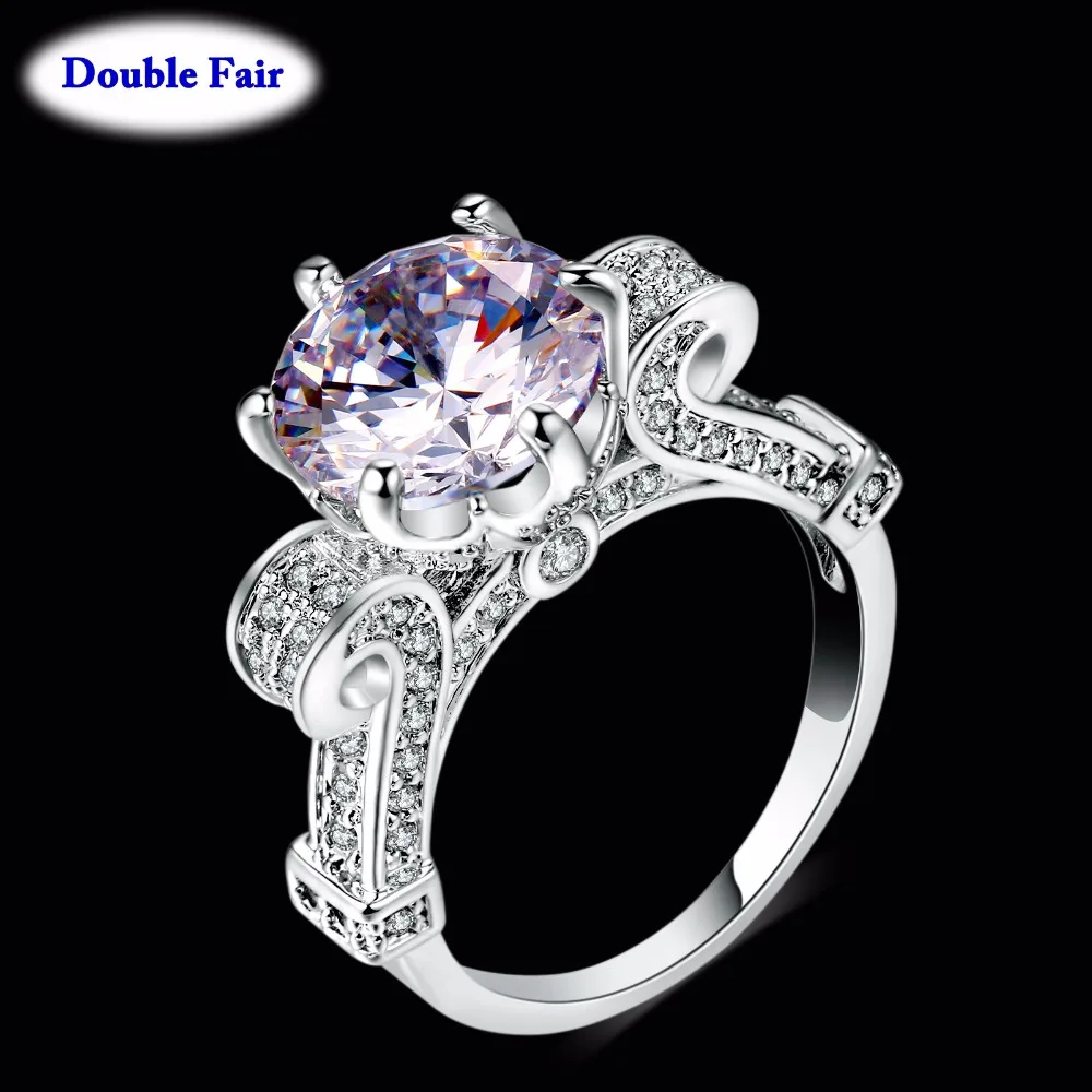 Nobleness Cubic Zirconia Silver Color Brand Rings Flower Fashion Wedding Jewelry Crystal For Women DWDD007
Nobleness Cubic Zirconia Silver Color Brand Rings Flower Fashion Wedding Jewelry Crystal For Women DWDD007