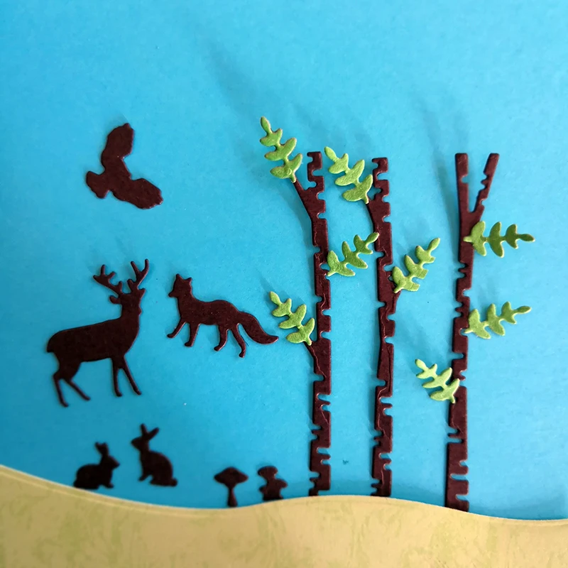 Tree Deers Rabbit Birds Metal Cutting Dies for Scrapbooking DIY Album Embossing Folder Paper Card Maker Template Decor Stencils
Tree Deers Rabbit Birds Metal Cutting Dies for Scrapbooking DIY Album Embossing Folder Paper Card Maker Template Decor Stencils