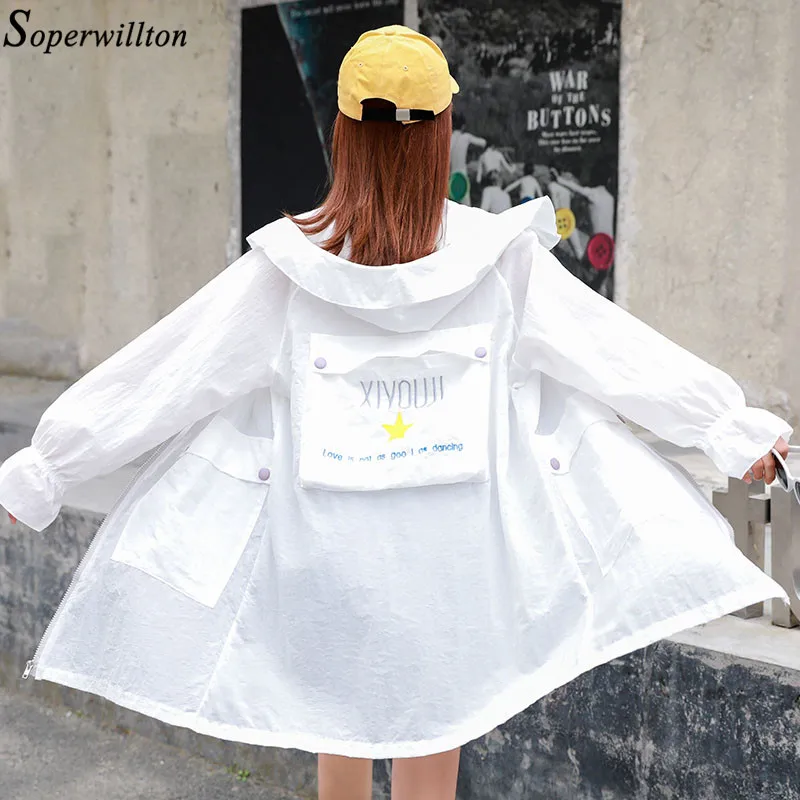 Fashion Harajuku Jacket Women Summer Spring 2019 Sun Protection Coat Hooded Long Sleeve Sunscreen Plus Size Perspective D57
Fashion Harajuku Jacket Women Summer Spring 2019 Sun Protection Coat Hooded Long Sleeve Sunscreen Plus Size Perspective D57