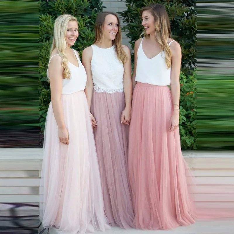 Graceful Long Tulle Skirt Best Quality 3 Layers Blush Pink Soft Tulle Bridesmaid Skirts Vintage Floor Length Wedding Party Skirt
Graceful Long Tulle Skirt Best Quality 3 Layers Blush Pink Soft Tulle Bridesmaid Skirts Vintage Floor Length Wedding Party Skirt