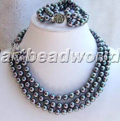 j0058 3 strands black color south sea mother-of-pearl necklace and bracelet set ss925
j0058 3 strands black color south sea mother-of-pearl necklace and bracelet set ss925