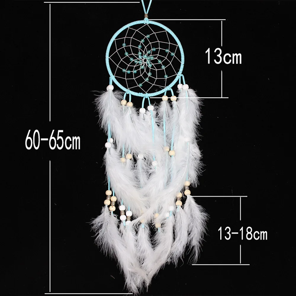 Blue Dream Catcher Net With feathers Attrape Reve Wall Hanging Wind Chimes Pendant Wedding Decor Handicraft Jewelry Dreamcatcher
Blue Dream Catcher Net With feathers Attrape Reve Wall Hanging Wind Chimes Pendant Wedding Decor Handicraft Jewelry Dreamcatcher