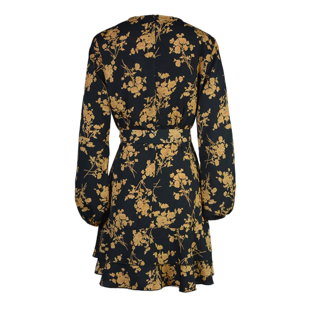 2019 summer Womens Floral Leaf Printed Long Sleeve Dress Beach Casual Mini Dress high quality W402
2019 summer Womens Floral Leaf Printed Long Sleeve Dress Beach Casual Mini Dress high quality W402