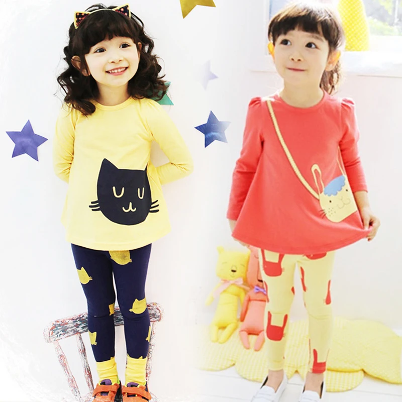 Baby Girls Clothing Set Spring Autumn Kids Tracksuit Cotton Cartoon T-shirt+ Pants 2Pcs Children Clothes Suit 3 4 5 6 7 8 Years
Baby Girls Clothing Set Spring Autumn Kids Tracksuit Cotton Cartoon T-shirt+ Pants 2Pcs Children Clothes Suit 3 4 5 6 7 8 Years