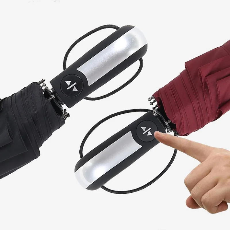 105cm ten bones reinforcement umbrella folding men and women long handle simple solid color automatic three fold Increase 10
105cm ten bones reinforcement umbrella folding men and women long handle simple solid color automatic three fold Increase 10