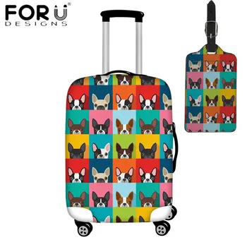 FORUDESIGNS Cute Boston Terrier Print Travel Luggage Covers 2pcs/Set Travel Accessories Suitcase Protective Cover & Luggage Tag
FORUDESIGNS Cute Boston Terrier Print Travel Luggage Covers 2pcs/Set Travel Accessories Suitcase Protective Cover & Luggage Tag