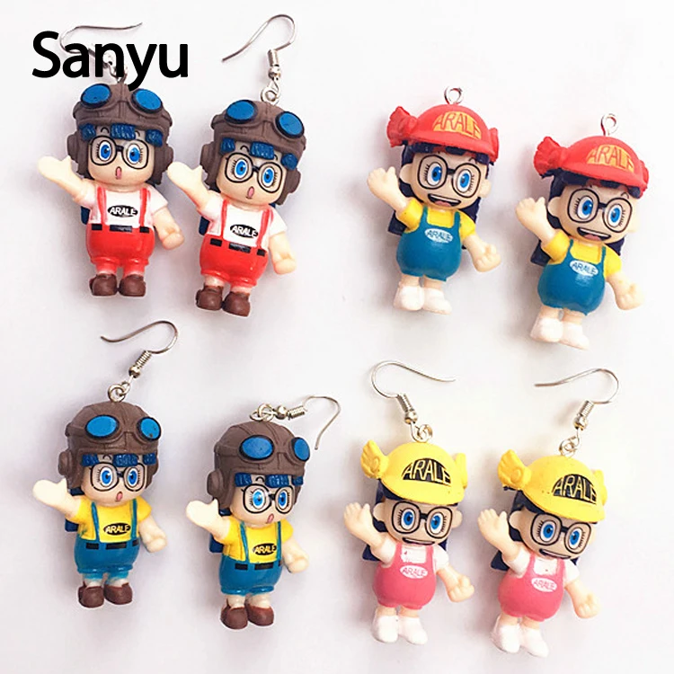 New Handmade Lovely Cartoon Doll Drop Earrings Anime Arale Funny Drop Earrings Cute Fashion Japanese Earrings for Young Girl
New Handmade Lovely Cartoon Doll Drop Earrings Anime Arale Funny Drop Earrings Cute Fashion Japanese Earrings for Young Girl