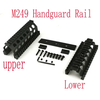 Tactical handguard rail M249 Upper and Lower Scope mount Handguard Rails System Hunting accessories
Tactical handguard rail M249 Upper and Lower Scope mount Handguard Rails System Hunting accessories