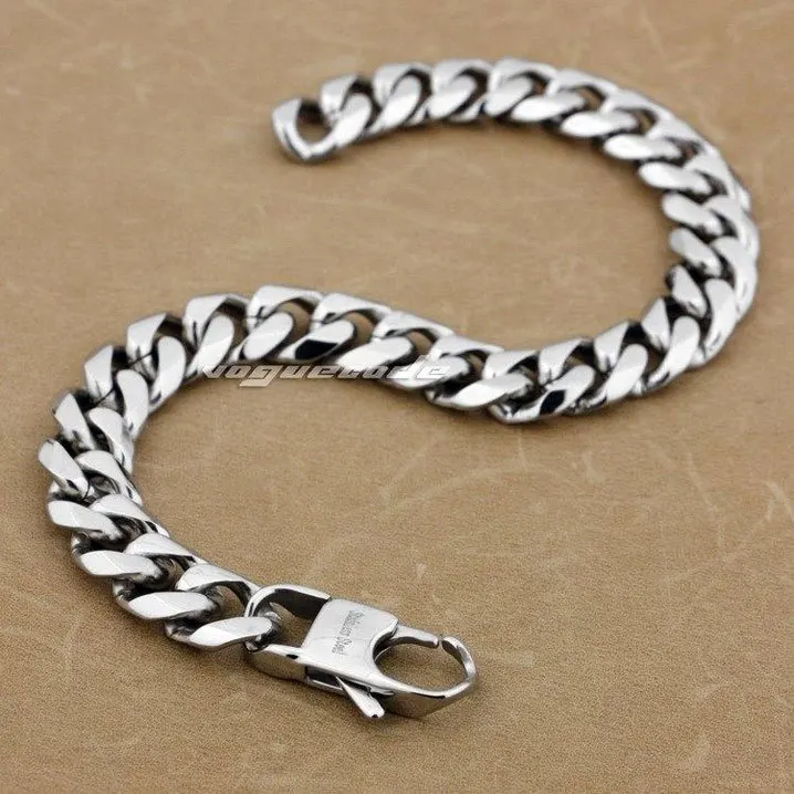Shiny Silver Fashion Hard Bracelet Solid 316L Stainless Steel Cool Men's Biker Rocker Bracelet 5M004 -- 7.0"~10.9"
Shiny Silver Fashion Hard Bracelet Solid 316L Stainless Steel Cool Men's Biker Rocker Bracelet 5M004 -- 7.0"~10.9"