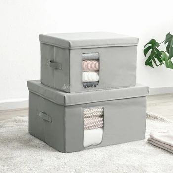 Household Clothing Receiving with Covered Storage Box Thick Oxford Cloth Foldable Simple Finishing Organizer
Household Clothing Receiving with Covered Storage Box Thick Oxford Cloth Foldable Simple Finishing Organizer