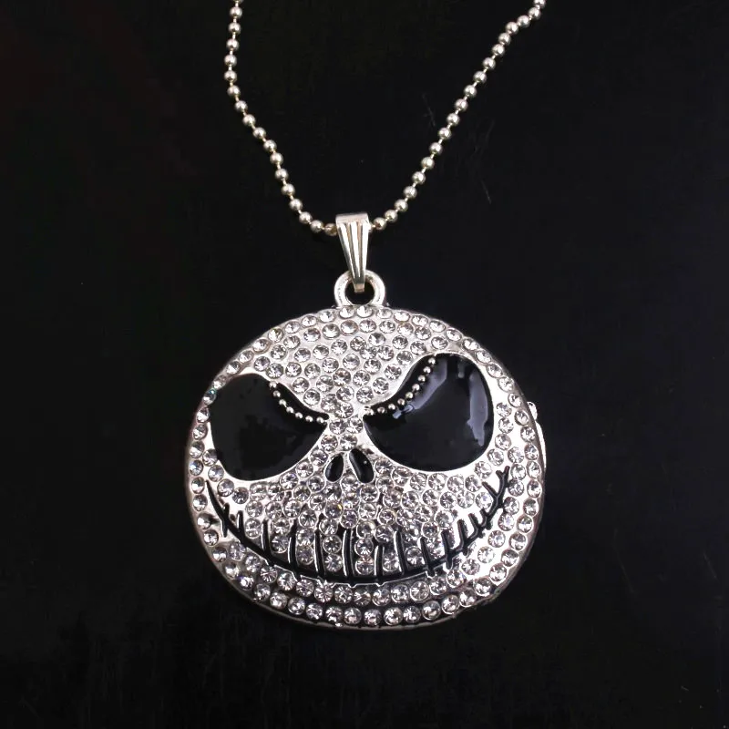 OYKZA 1pcs Chunky Alloy Rhinestone Skull Pendants Ball Chain Necklace for Women Girls Kids Gift Jewelry
OYKZA 1pcs Chunky Alloy Rhinestone Skull Pendants Ball Chain Necklace for Women Girls Kids Gift Jewelry