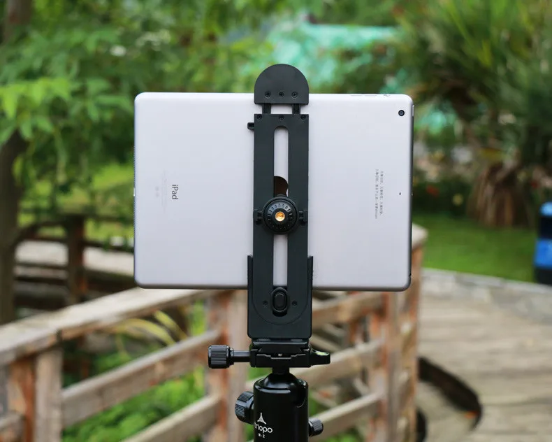 Universal Tripod Mount Holder Stand for iPad Pro iPad Mini iPad Air,Tripod Clamp Adapter for Tablet PC Pad for iPhone 8 Samsung Tripod Stand